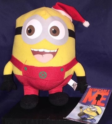 christmas minion stuffed animal
